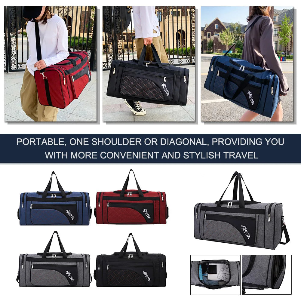 Oxford Dry Wet Separation Bags Waterproof Sports Backpack Purse Multifunctional Wear-resistant Side Zippers for Outdoor Football