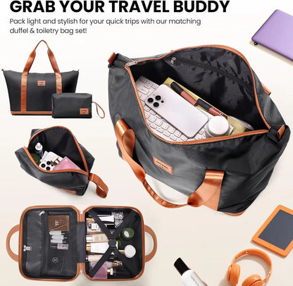 4 Piece Luggage Set Carry On ABS+PC Hard Shell Suitcase Travel Packing Box With Spinner Wheels & TSA Lock For Business ﻿Trip