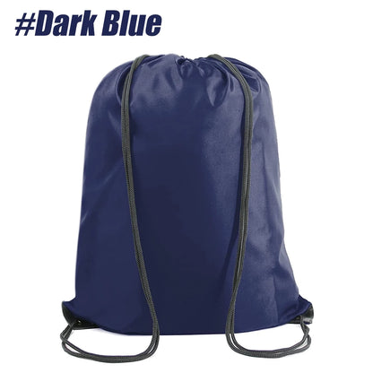 1PCS Drawstring Backpack Bags Sack Pack Cinch Tote Sport Storage Oxford Bag for Men and Women Fitness Gym Traveling