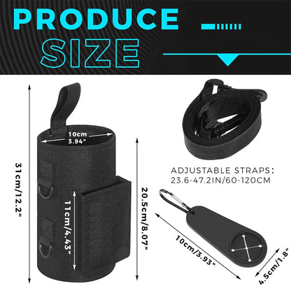 Magnetic Gym Bag with Shoulder Strap Water Bottle Holder Phone Holder for Men Women Workout Fitness Travel Outdoor