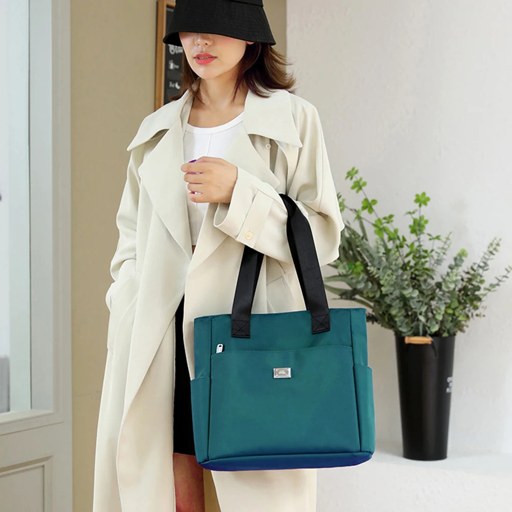 Commute Bag Large Capacity Shoulder Bag Casual Fashion Portable Elegant for Work