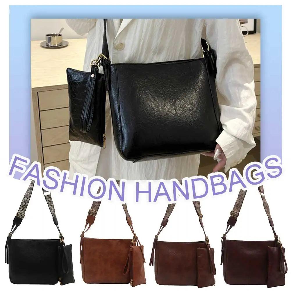 Crossbody Bag for Women with Adjustable Strap Hobo Purse Vegan Leather Solid Satchel Purse for Work Shopping