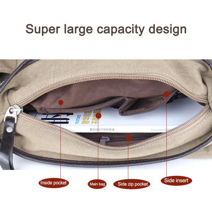 Vintage Laptop Shoulder Bag Multi Pockets Satchel Handbags Water Resistant 14 Inch Laptop Pouch Adjustable Strap for School Work