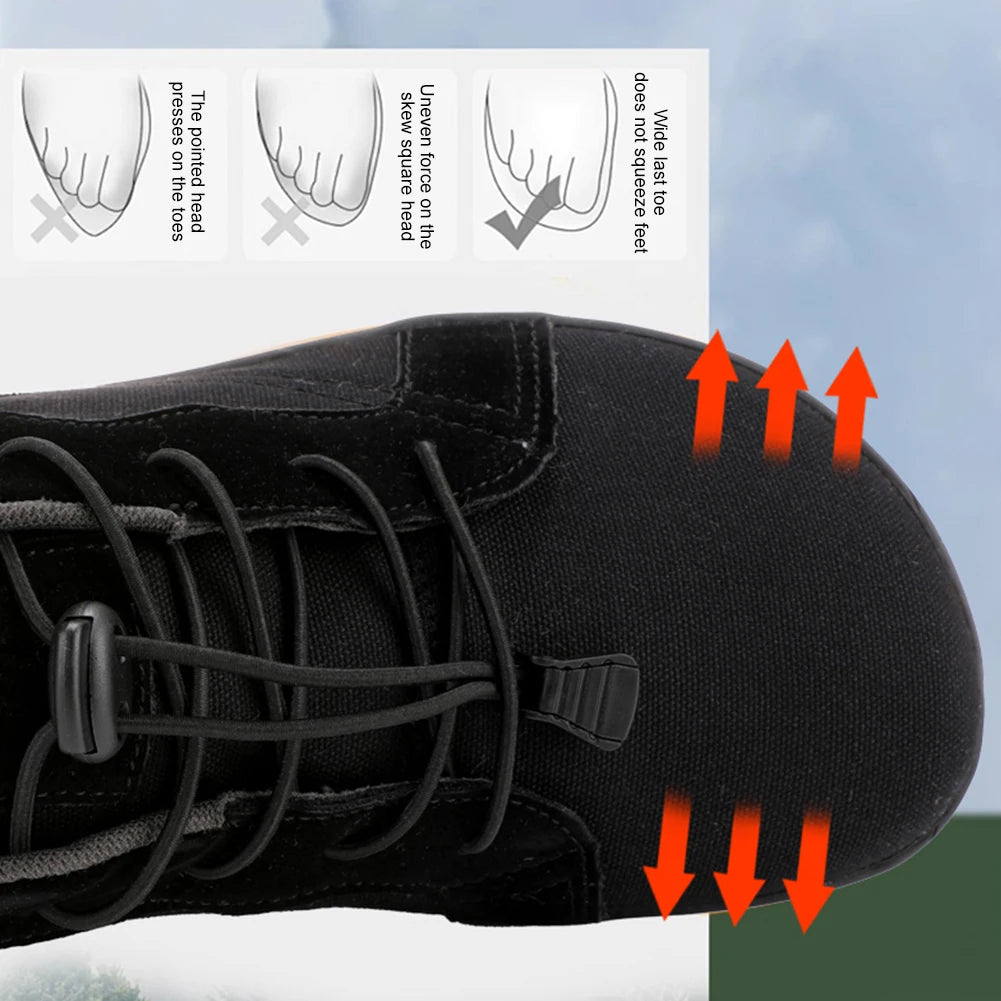 Unisex Wide Barefoot Shoes Minimalist Walking Shoes Non Slip Slip On Running Shoes Breathable Casual Sneakers for Outdoor Sports