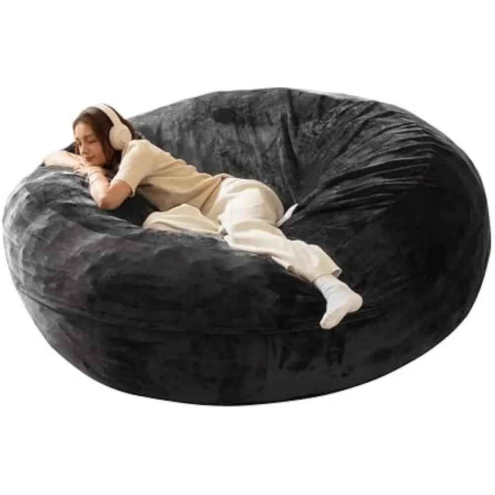 Bean Bag Sofa, 5FT for Adults Oversize Floor Beans Bags ,Memory Foam Giant Beans Bags, Lounger Versatile Design, Beans Bag Sofas