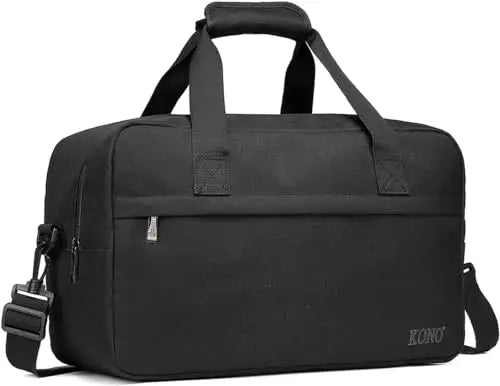 Kono 55x35x25 Carry On Luggage 48L Large Capacity Holdall Hand Luggage Unisex Sports Travel Duffels Bag