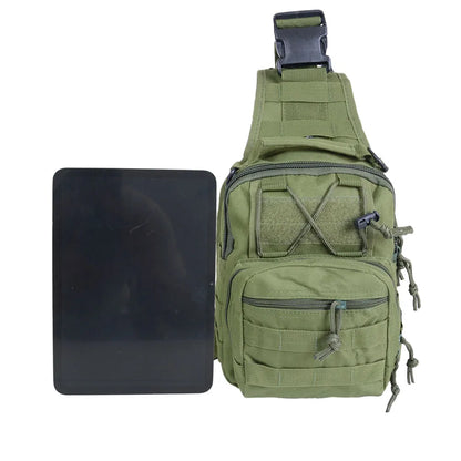 Small saddle bag Army Fan Tactical Burger Chest Bag Small Gannet camouflage multi-functional outdoor leisure cycling mountain