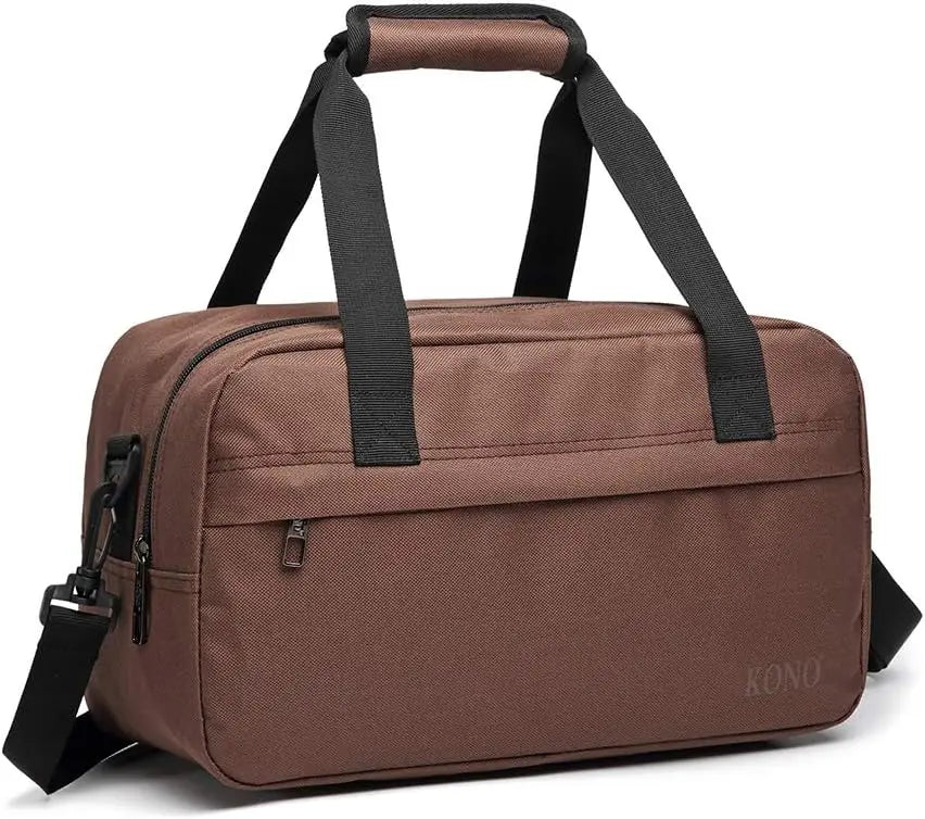 Kono 55x35x25 Carry On Luggage 48L Large Capacity Holdall Hand Luggage Unisex Sports Travel Duffels Bag