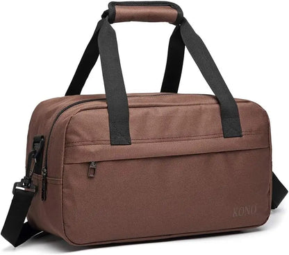 Kono 55x35x25 Carry On Luggage 48L Large Capacity Holdall Hand Luggage Unisex Sports Travel Duffels Bag