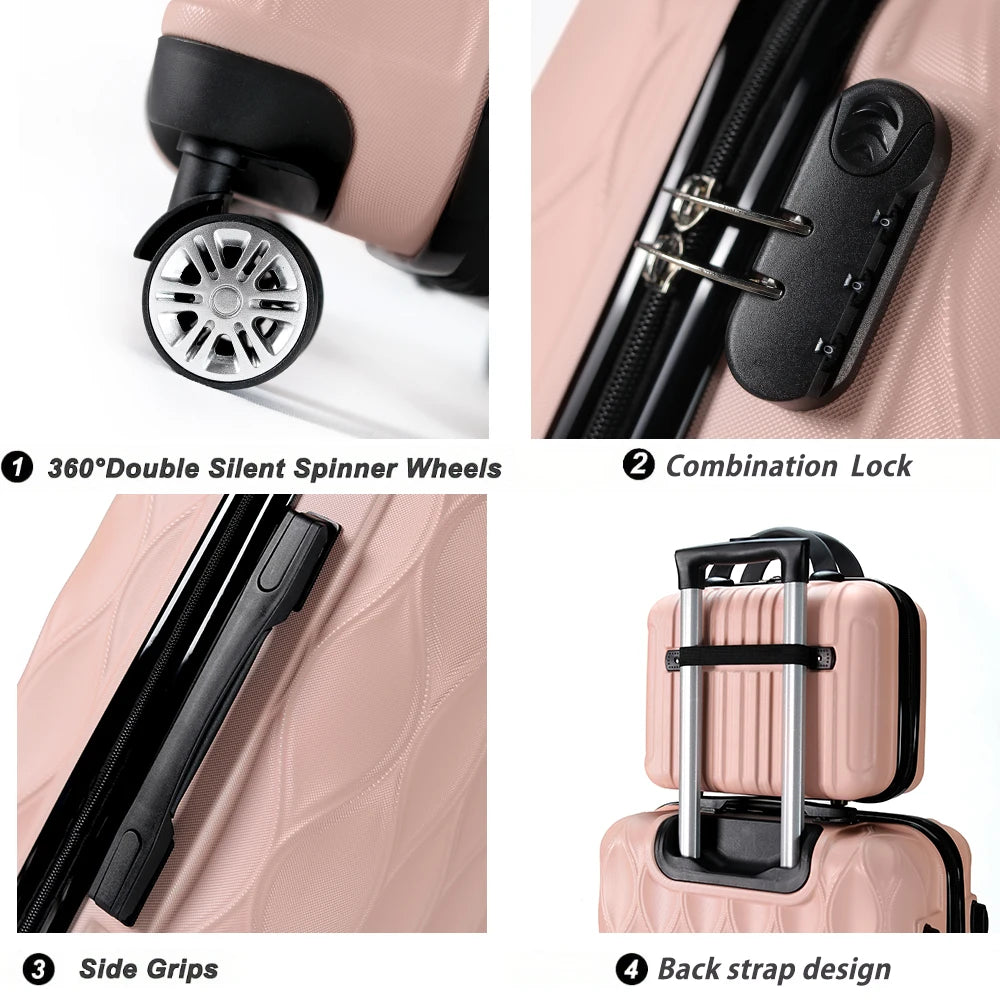 2-piece suitcase set, large capacity, family trip, business, home storage, birthday gifts, Valentine's Day gifts