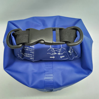 15-2L Swimming Waterproof Dry Bag Outdoor Floating Trekking Beach Backpack PVC Thickened Double-Layer Fabric IPX6 Waterproof Bag