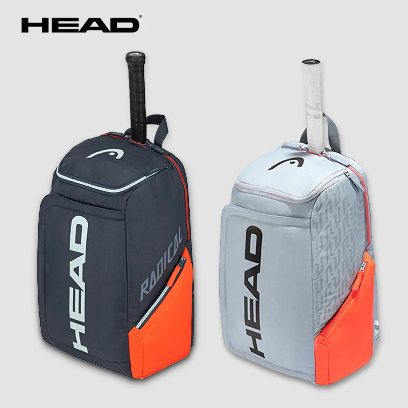 HEAD Tennis Backpack Bag 2 Racquets Tennis Rackets Backpack Tennis Bag Sports Tenis Raquete Bag Male Tenis Bag Padel Badminton