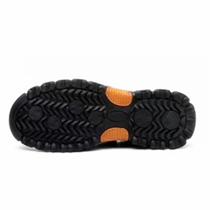 Men Work Shoes Breathable Work Sneakers Composite Toe Safety Shoes Anti-Puncture Indestructible Shoes Welders Safety Boots