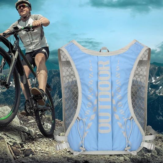 5L Ultralight Storage Knapsack Breathable Hiking Nylon Pouch Lightweight Running Bag Marathon Cross-Country Running Backpack