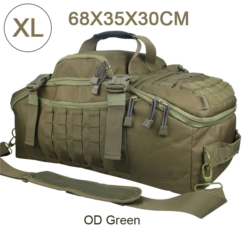 30L 45L 80L Sport Travel Bag Molle Tactical Backpack Gym Fitness Bag Large Duffle Bags for Camping Hunting Fishing