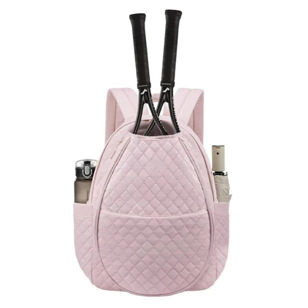 Large Capacity Tennis Crossbody Backpack Waterproof Adjustable Strap Lightweight Sling Bag Multipurpose Organizer