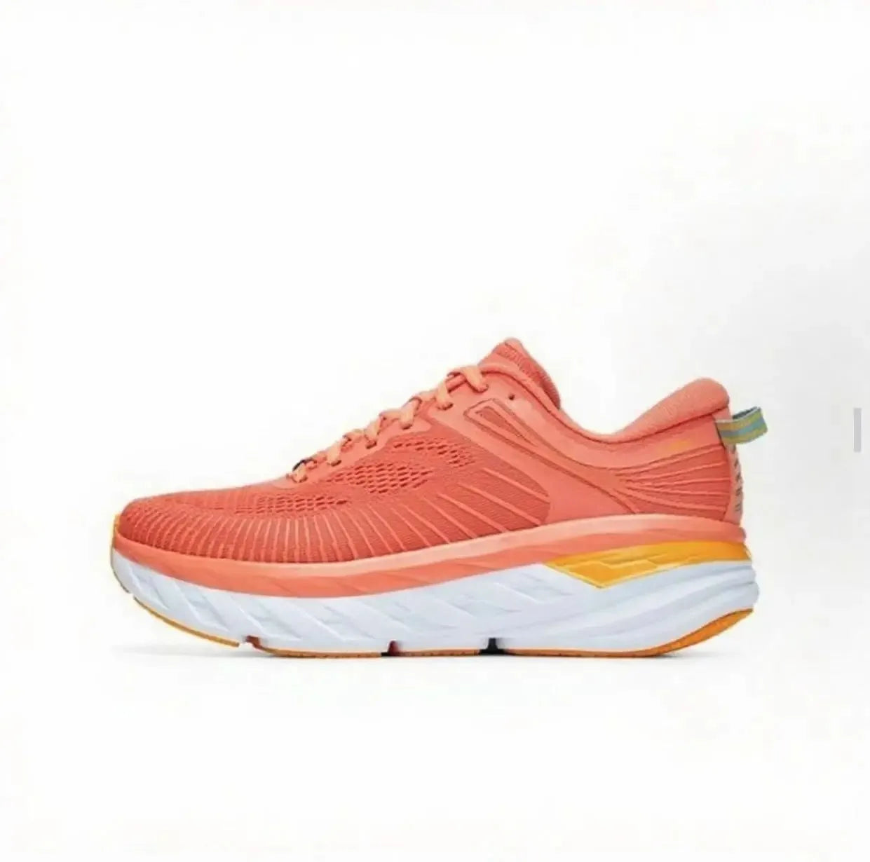Bondi 7 are top-selling road running shoes, featuring shock absorption, breathability, non-slip design, and unisex fit.