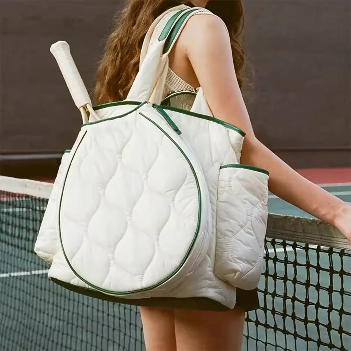 2025 Large Capacity Down Tennis Racquet Bag Professional Women Squash Padel Badminton Racket Handbag Tennis Storage Backpack Bag