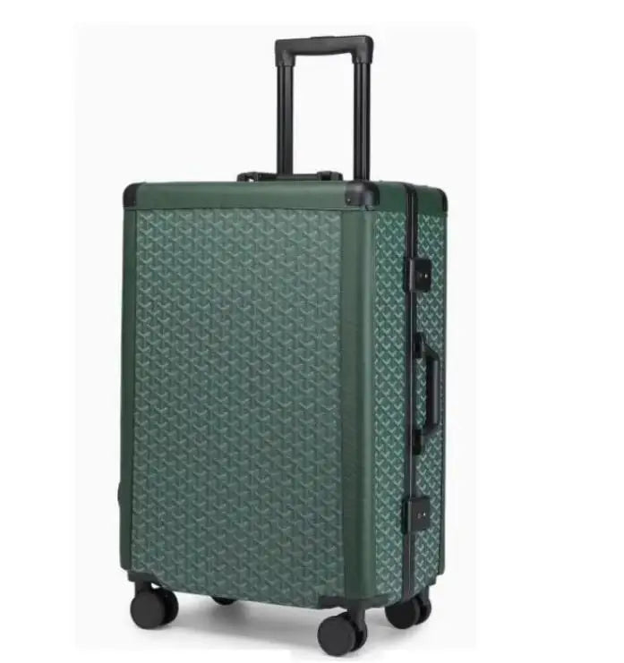 Formsia 20"24" Inch Women Spinner Retro Aluminum frame Trolley Bag Travel Suitcase Set Hand Luggage On Wheel