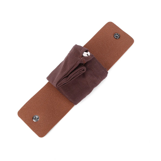 2pcs PU Leather Canvas Foraging Pouch Versatile Outdoor Hunting Fanny Pack for Dog Training Orchard Picking Bag