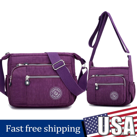 New Women Handbags Casual Crossbody Shoulder Bag Women's Nylon Waterproof Messenger Bags For Ladies Diagonal Bag Travel Purses
