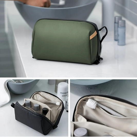 Waterproof Travel Toiletry Bag - Spacious & Portable, Odorless Pu  For Business Trips