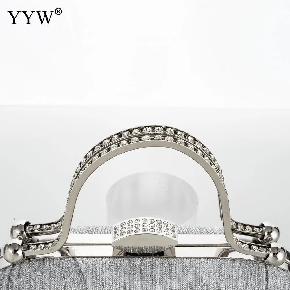 Fashion Diamond Top Handle Women Evening Handbag Clutch Bags Glitter Sequins Rhinestone Female Daily Purse for Wedding Prom