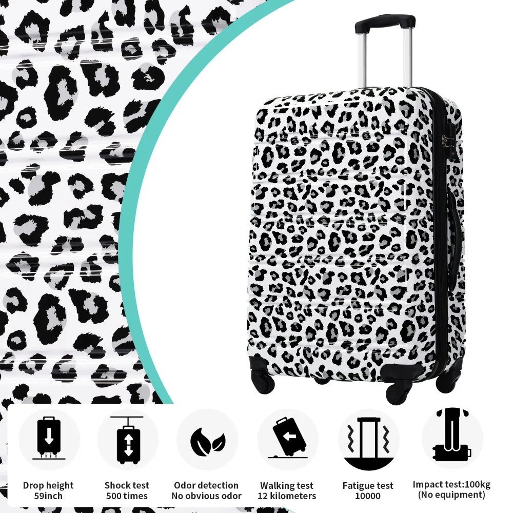 3 Piece Hardshell Luggage Sets Suitcases 20/24/28 Inch Travel Suitcase Rolling Luggagewith TSA Lock Spinner Wheels Travel Case