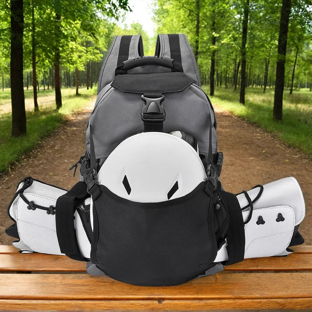 30L Ski Backpack With Adjustable Straps Waterproof Ski Boot Helmet Bag Snowboard Boots Storage Backpack For Skiing Accessories