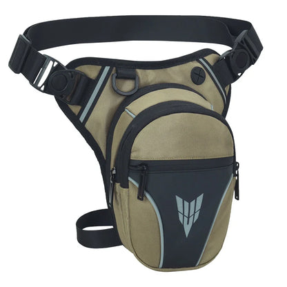 Motorcycle Leg Side Bag Men Rider Bum Drop Thigh Bag Waterproof Motorcycle Riding Shoulder Cross Body Thigh Hip Belt Waist Bags
