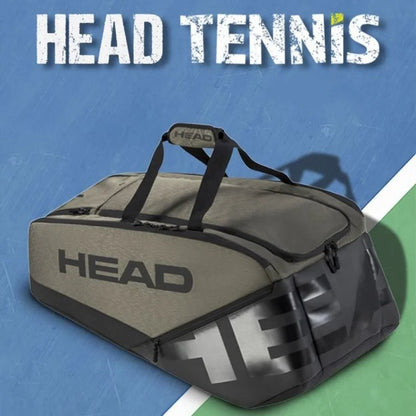 HEAD Tennis Racket Bag 9-12 Pack PROX Series Large Capacity Sports Backpack Can accommodate 9-12 Tennis Rackets Court Bag