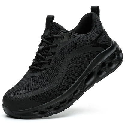 Men's Safety Shoes Anti-Impact Anti-Piercing Lightweight Work Boots Lightweight Breathable Sporty Design for Outdoor Work Shoes
