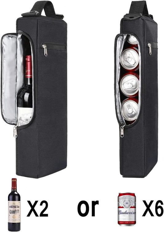 AROUY Golf Cooler Bag - Golf Accessories for Men and Small Soft Cooler Bags Insulated Beer Cooler Holds a 6 Pack of Cans or Two