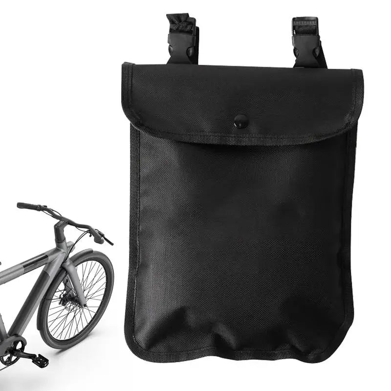 Cycle Phone Bag Waterproof Oxford Tube Pouch Electric Cycle Baggies Multi-functional Front Pouch Large Capacity Riding