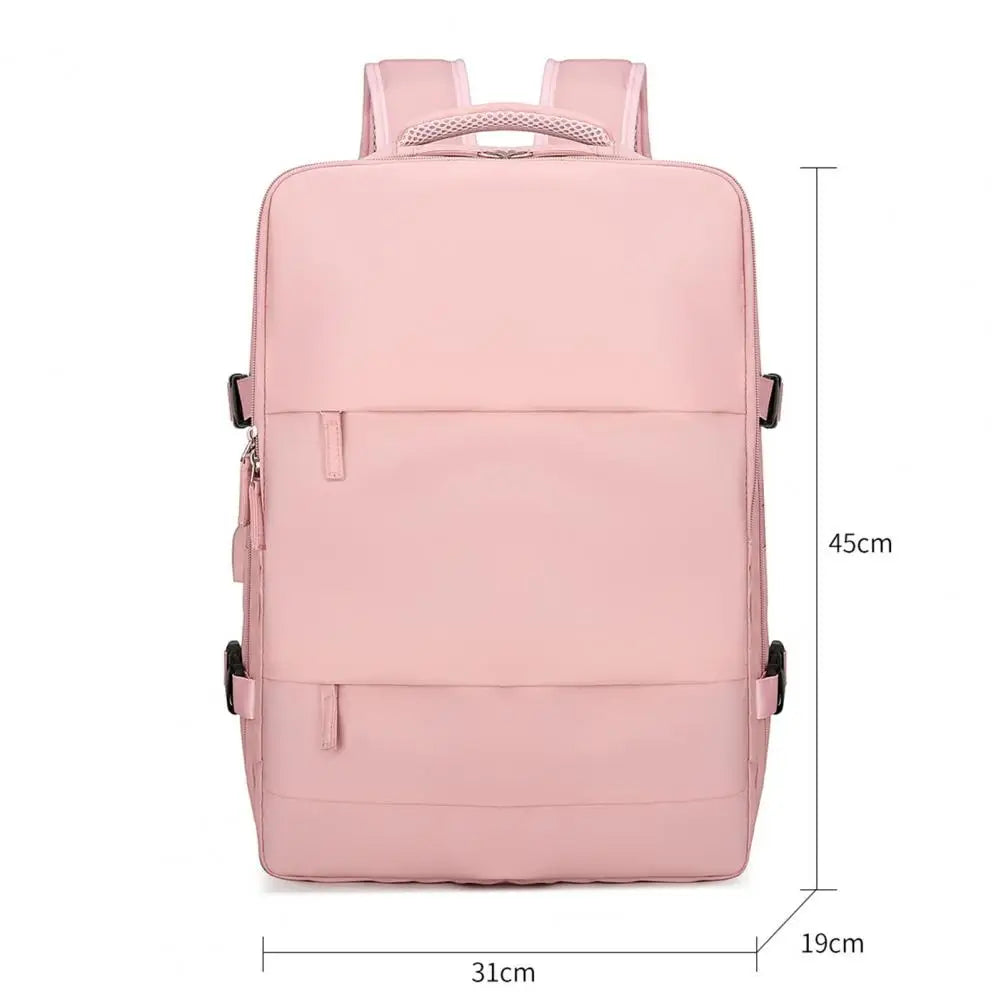 Backpack Briefcase Capacity Travel Backpack for Women Men with Multi Pockets Waterproof College Bag for Hiking Business Flight
