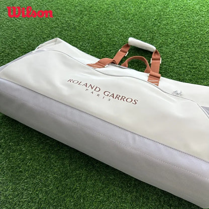 Wilson 2025 ROLAND GARROS LARGE DUFFEL BAG Limited Edition Multi functional Capacity Tennis Bag Sports Backpack WR8042301001