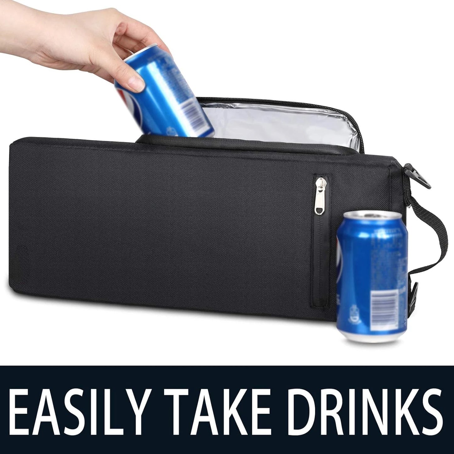 AROUY Golf Cooler Bag - Golf Accessories for Men and Small Soft Cooler Bags Insulated Beer Cooler Holds a 6 Pack of Cans or Two