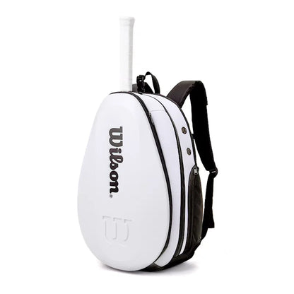 2025 New Wilson Korean Edition Tennis Bag for Men and Women, Large Capacity Sports Backpack, Independent Shoe Storage