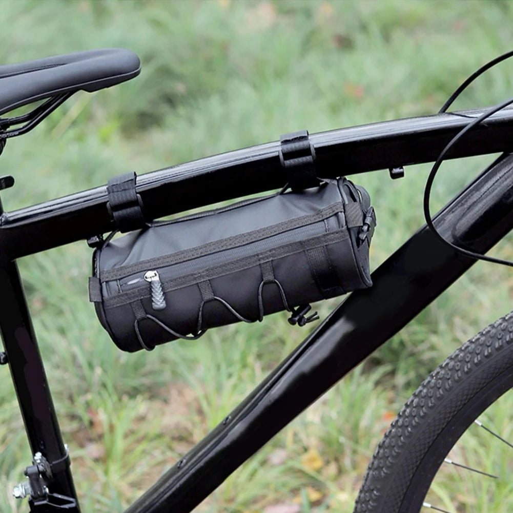 Bicycle Handlebar Bag Multifunctional Front Tube Cycling Bag Waterproof Front Trunk Pannier Pack for Motorcycle Scooter