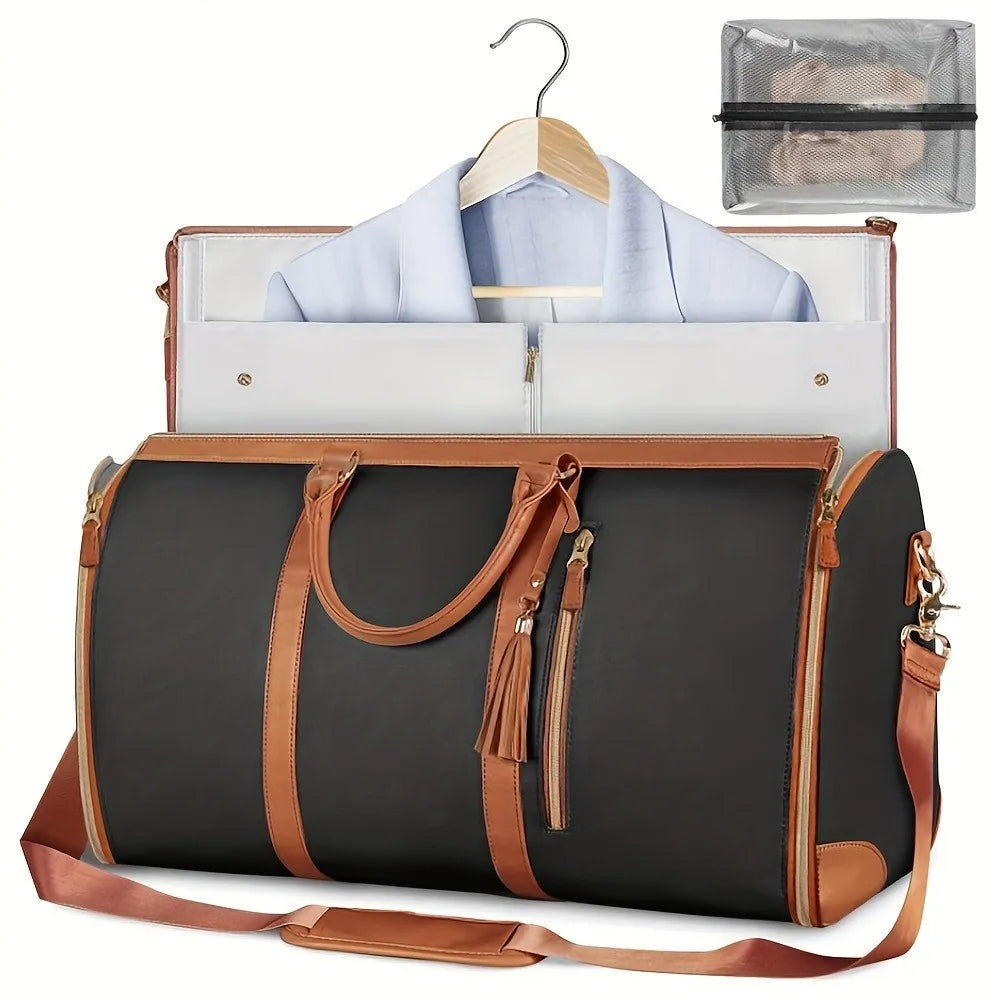 4-in-1 Convertible Garment Bag with Shoulder Strap