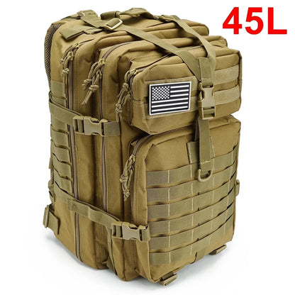 30/50L Tactical Backpacks For Man Hking Outdoor Survival  Bags 3P Assault Pack EDC Molle Pack For Trekking Hunting Bag