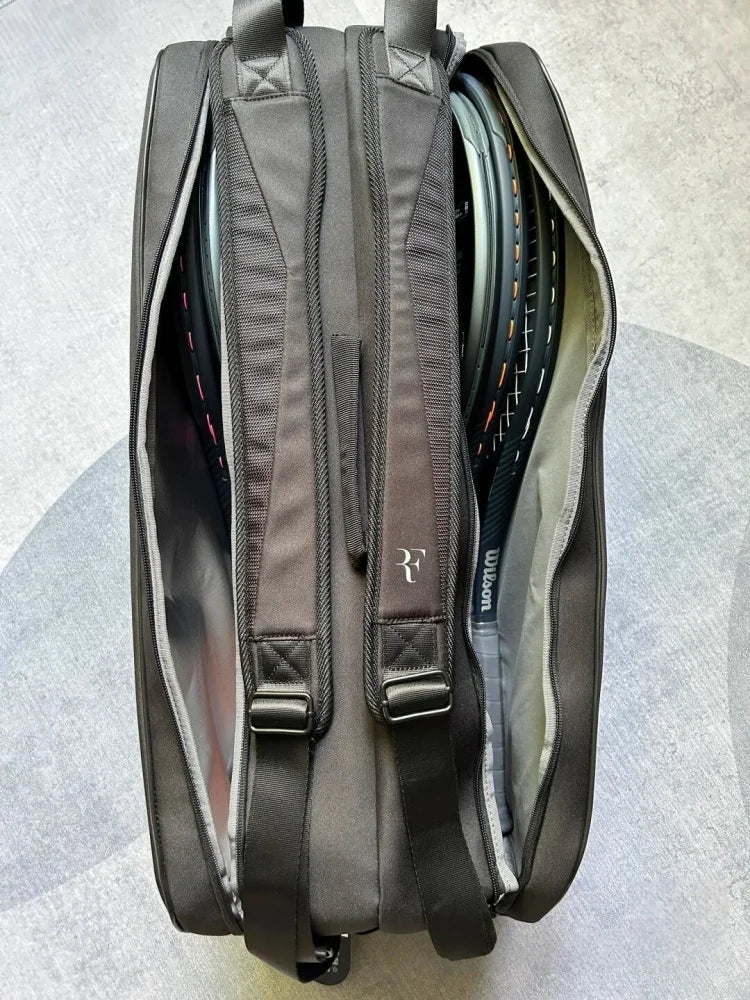 Wilson New 9R Tennis Bag RF Series Federer High-Capacity Multifunctional Racket Bag Can Accommodate Up To Fifteen Tennis Rackets