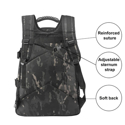 Extra Large 60L Travel Laptop Backpacks Military Tactical Backpack For Men Women Water Resistant Sturdy Outdoor Camo Bag