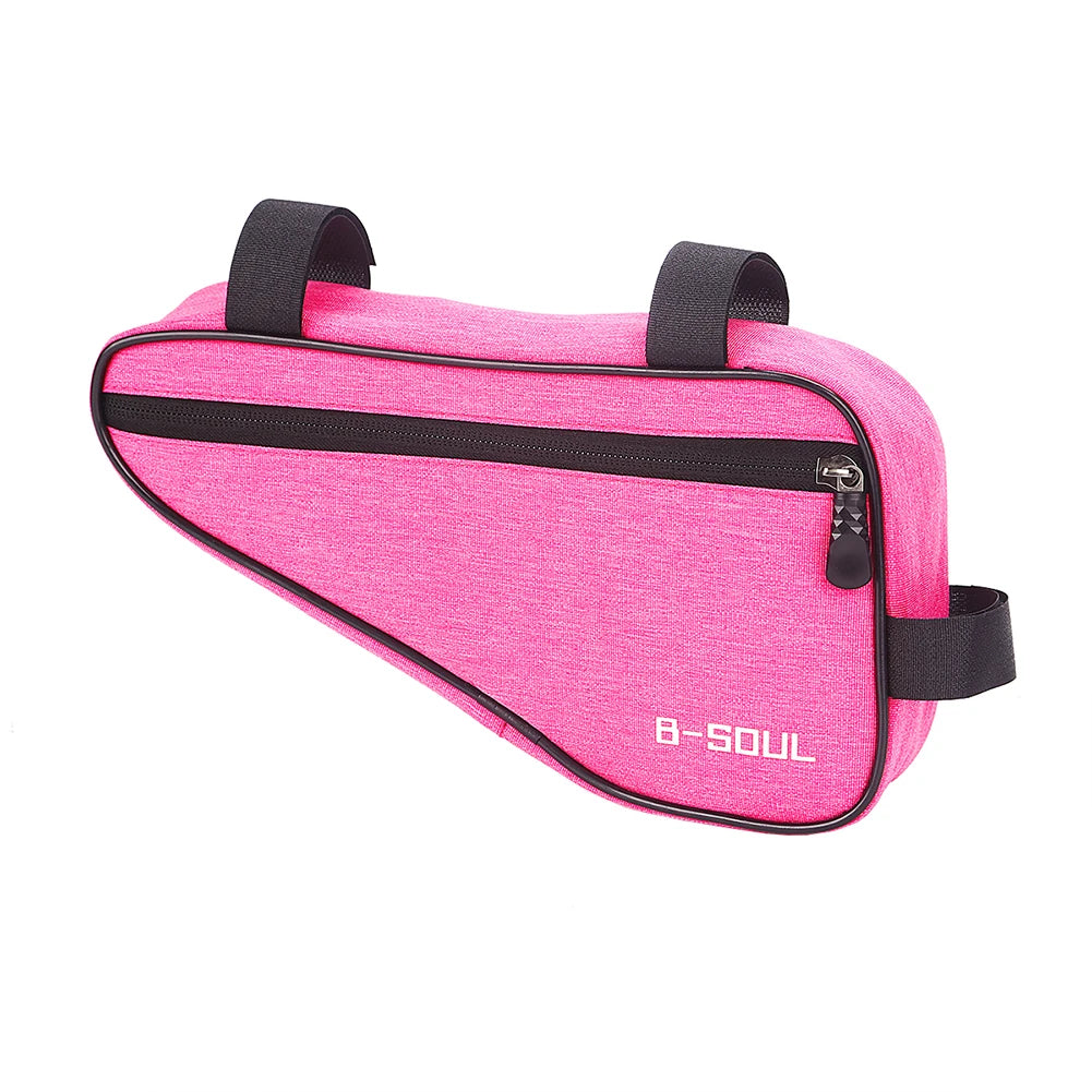Bicycle Bag Front Tube Frame Handlebar Cycling Bags Polyester Triangle Pouch Frame Holder Mountain Bicycle Accessories