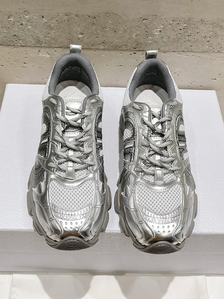 Spring Summer Outdoors Fashion Casual Low-top Flat Bottom Sports Shoes Men's B20 Round Toe Breathable Net Cloth Lace-Up Shoes