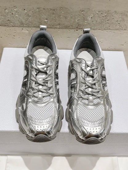 Spring Summer Outdoors Fashion Casual B20 Low-top Flat Bottom Shoes Men's Round Toe Breathable Net Cloth Lace-Up Anti-Skid Shoes