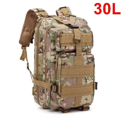 30/45L Man Tactical Backpacks HkingTraveling Bags Survival Outdoor 3P Assault Pack EDC Molle Pack For Trekking Hunting Bag