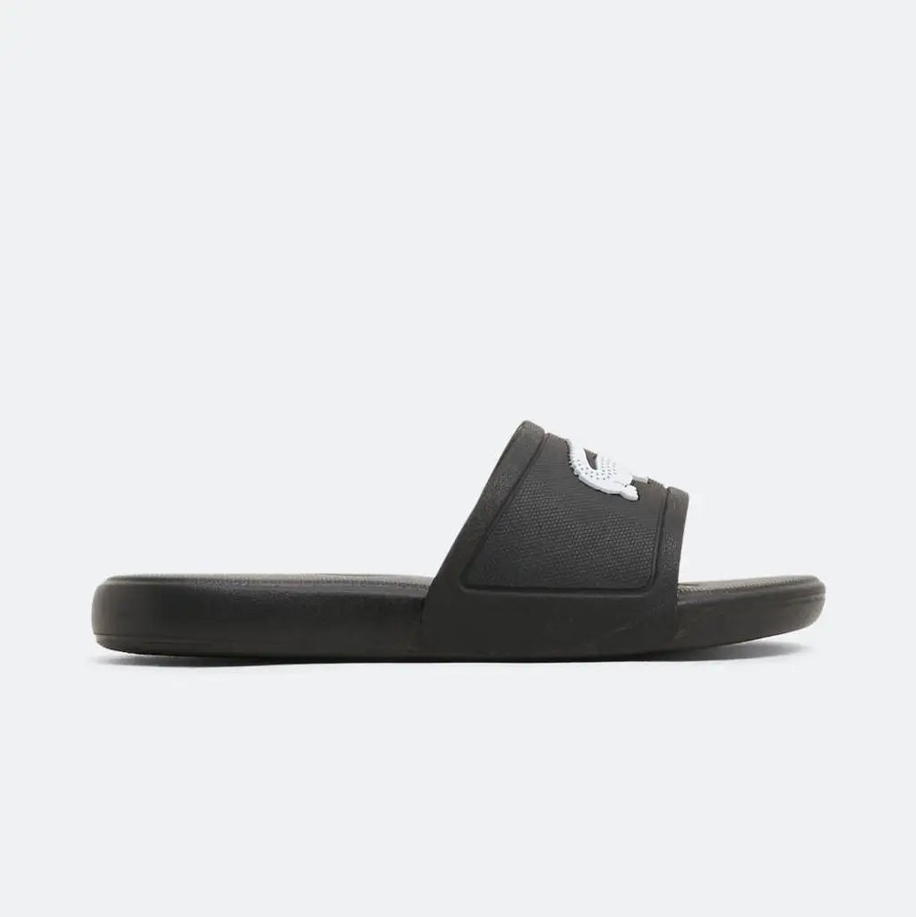Lacoste | Black Logo Slides