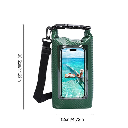2L Waterproof Swimming Bag Touch Screen Kayak Diving Storage Bag Beach Outdoor Dry Cellphone Cover Rafting Surfing Boating Bags