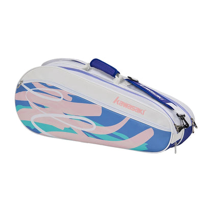 Kawasaki 2025 Brand New Badminton Bag 6pcs-Pack Large Capcity racquet Tennis bag K1G00-C8611